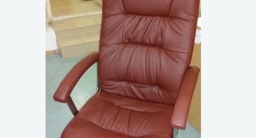 Обтяжка офисного кресла. Владивосток